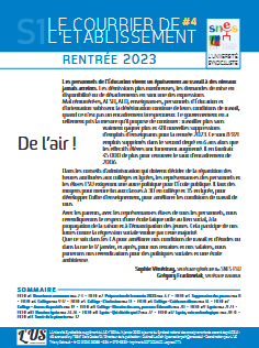 Dossier Rentrée 2023